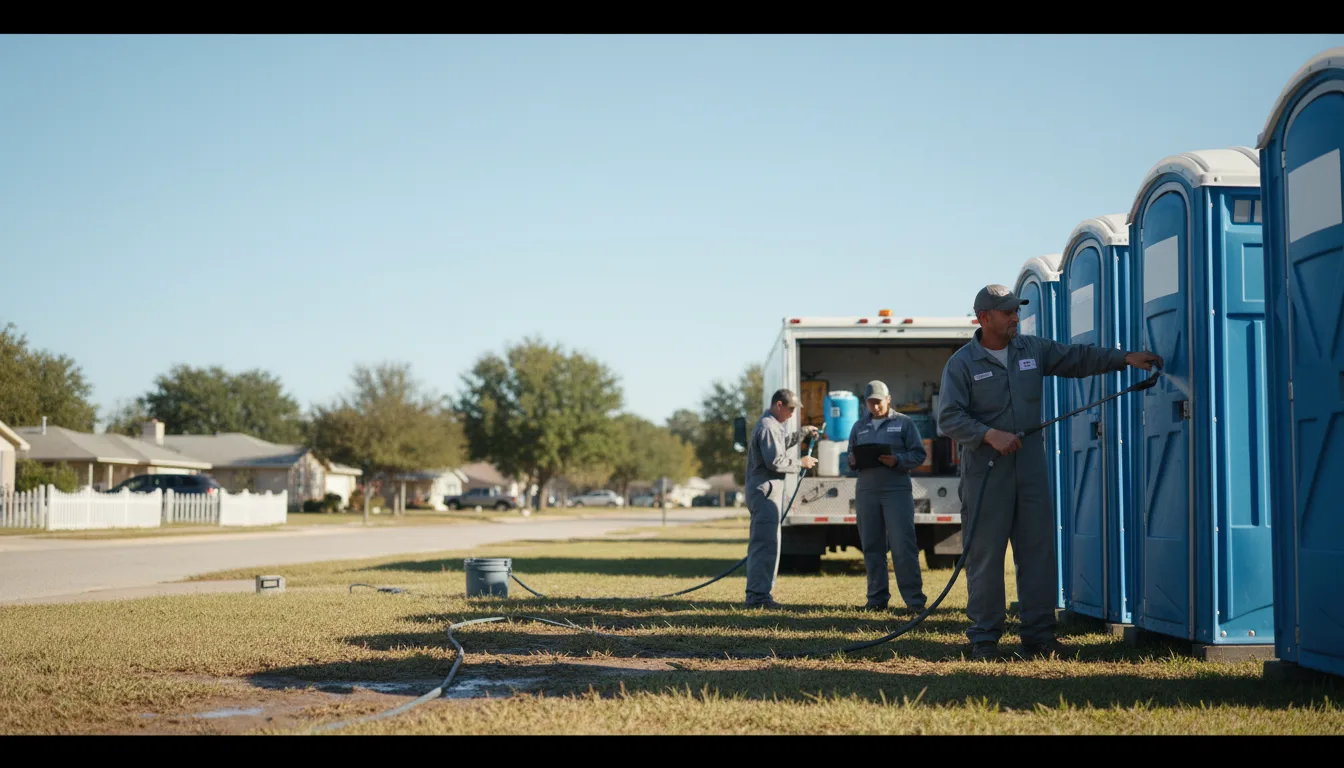 Long-Term Portable Toilet Rental in La Harpe, IL near me